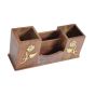 Wooden Pen, Mobile & Card Holder || Sheesham Wood || Saras Aajeevika