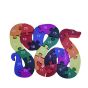 Wooden Puzzle Snake Toy || Multicolour || Saras Aajeevika