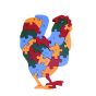 Wooden Puzzle Cock Bird || Multicolour || Saras Aajeevika