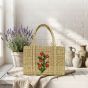 Water Hyacinth Basket Rectangle Shape || Natural Color || 8x11 || Saras Aajeevika