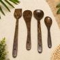 Balck Wood Spoon Set || Set of 4 || Saras Aajeevika
