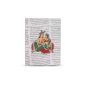 Handmade Paper Diary Radha Krishna || Size 8x6 || White Colour || Saras Aajeevika