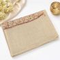 Kashmiri Toosha Sozni Embroidered Stole || Beige Colour || Size 83x30 inch || Toosah Wool || Saras Aajeevika