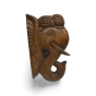 Wall Décor Bracket Wood Carving Elephant Antique Natural Colour 10 Inch