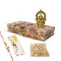 Two Bhai Dooj Gift Box with Brass Ganesha Idol & Pista || Bhai Dooj Special Gift Box || Saras Aajeevika