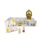 Bhaiya Bhabhi Rakhi Gift Box with Brass Saraswati Idol with Cashew || Rakhi Special Gift Box || Saras Aajeevika