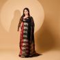 Handloom Pure Cotton Nach Mayuri Saree with Blouse || 6.8 Mtr || Black Color || Saras Aajeevika