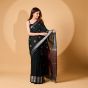 Handloom Cotton Silk Black Kasuti Saree with Blouse || 6.8 Mtr || Saras Aajeevika