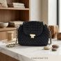 Handcrafted Macramé Sling Bag (Black) || Saras Aajeevika
