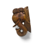 Wall Décor Bracket Wood Carving Elephant Antique Natural Colour 10 Inch