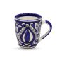 Khurja Pottery Mugal Painting Milk Mug Blue SO2 || Saras Aajeevika