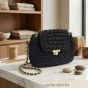 Handcrafted Macramé Sling Bag (Black) || Saras Aajeevika
