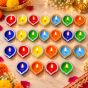 Terracotta Multi Colour Diya || Set of 24 || Festival Decorative Item || Saras Aajeevika