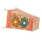 SARAS Aajeevika, Handcrafted | Goat Leather Hand painted Lamp | SHG Product | Andhra Pradesh | Leather Work | Multiple Colour | 8