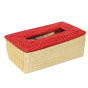Handcrafted Sikki Grass Tissue Box | Natural Tabletop Organizer | Eco-Friendly SHG Product | Bihar Craft