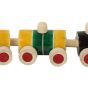 Channapata Train Blue & Red | Toy for Kids | Handmade Toys | Wooden Toys