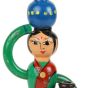 Pot Lady Big Green & Pink | Toy for Kids | Handmade Toys | Wooden home decor