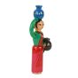 Pot Lady Big Green & Pink | Toy for Kids | Handmade Toys | Wooden home decor