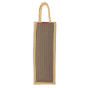 Water Bottle Bag With Flap Jute