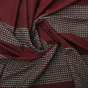 Bedspread Cotton Maroon 90x100 (Double Bed Sheet with Pillow Cover)