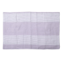  Bedspread Cotton Light Purple With White Line 90x100 (Double Bed Sheet with Pillow Cover)