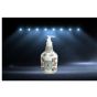 Khurja Pottery Dispenser Big White Brown Leaf |Handwash Bottle| Refillable soap dispenser with Pump