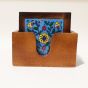 Coaster Ceramics Blue Pottery Wooden  || Saras Aajeevika
