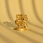 Brass Goddess Durga on Lion Idol 4 Inch || Saras Aajeevika