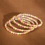 Beads Bangles || Yellow, Green and Pink Color || Set of 4 || Saras Aajeevika