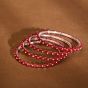 Beads Bangles || Maroon Color || Set of 4 || Saras Aajeevika