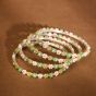 Beads Bangles || Green, Pink and Gold Color || Set of 4 || Saras Aajeevika
