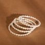 Beads Bangles || Silver Color || Set of 4 || Saras Aajeevika