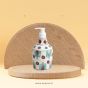 Khurja Pottery Dispenser Big White Mario | Hand Paited Ceramic Liquid Soap Dispenser with Pump| Bathroom Liquid Soap Dispenser |Kitchen Liquid Soap Dispenser