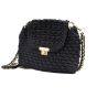 Handcrafted Macramé Sling Bag (Black) || Saras Aajeevika