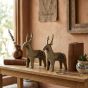 Dhokra Brass Net-Style Deer Set of 2 || Saras Aajeevika