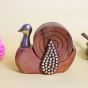 Wooden & Brass Duck Shape Coaster