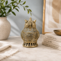 Dhokra Brass Owl || 5.2 inch || Saras Aajeevika