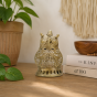 Dhokra Brass Owl || 4.5 inch || Saras Aajeevika