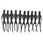 Wrought Iron Dancing Set Big || Saras Aajeevika