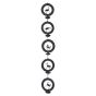 Wrought Iron Round Diya (Set of 5 ) || Saras Aajeevika