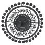 Wrought Iron Round Sun Plate || Saras Aajeevika