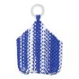 Macrame Remote Hanger Blue & White || Saras Aajeevika