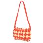 Macrame Side Bag Cream & Red || Saras Aajeevika