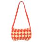 Macrame Side Bag Cream & Red || Saras Aajeevika