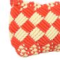 Macrame Side Bag Cream & Red || Saras Aajeevika