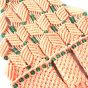 Macrame Mobile Hanging Double Pocket Pink || Saras Aajeevika