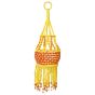 Macrame Light Jhumar Yellow & Red  || Saras Aajeevika