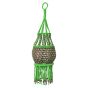 Macrame Light Jhumar Green & Purple || Saras Aajeevika