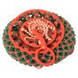 Macrame Light Jhumar Orange & Green  || Saras Aajeevika
