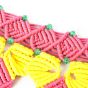 Macrame Toran Pink & Orange || Saras Aajeevika
